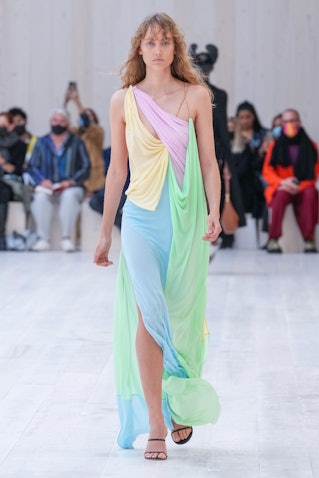 Loewe’s Ethereal Draped Dress Sets The Tone For Summer