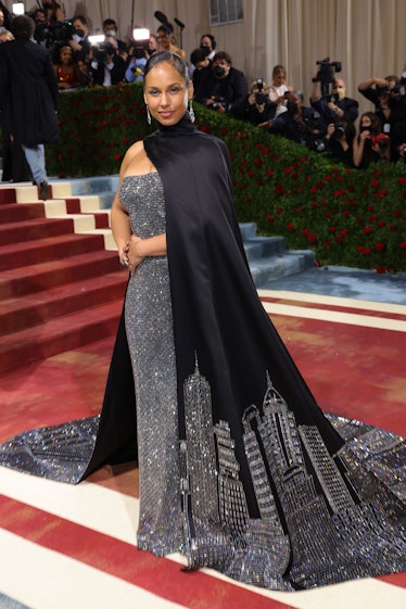 Alicia Keys attends The 2022 Met Gala Celebrating "In America: An Anthology of Fashion" at The Metro...