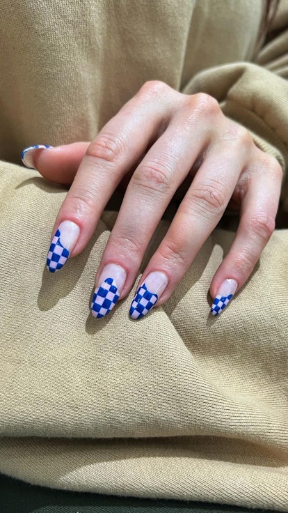 blue nail designs