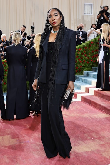 Venus Williams attends The 2022 Met Gala Celebrating "In America: An Anthology of Fashion" at The Me...