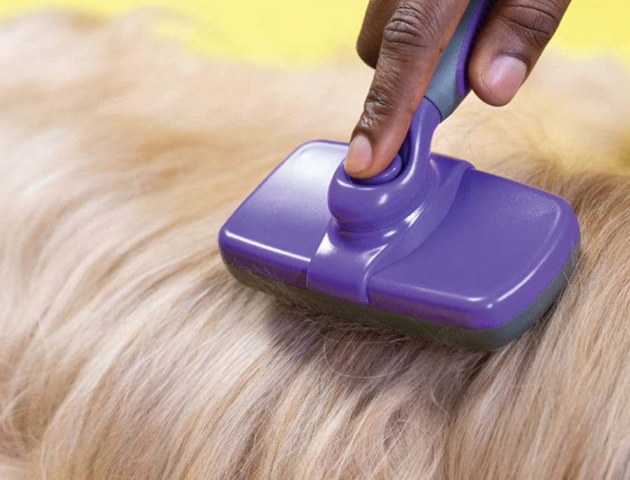 Hertzko Self-Cleaning Pet Slicker Brush