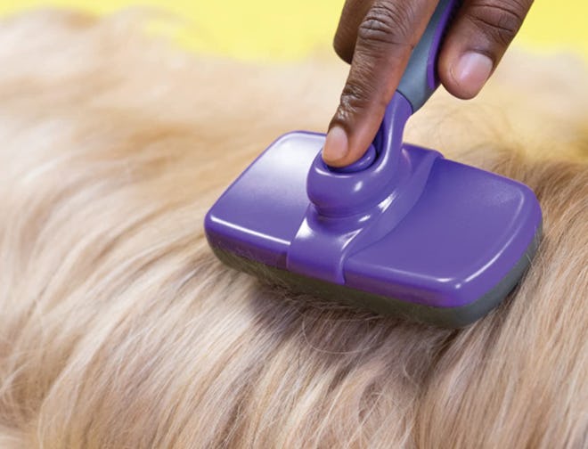 Hertzko Self-Cleaning Pet Slicker Brush
