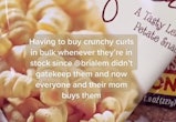 A TikTok about Trader Joe's Crunchy Curls