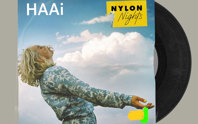 Cover art for HAAi's going-out playlist with a "Nylon" nights sign