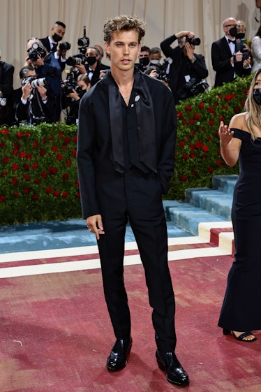 Austin Butler attends The 2022 Met Gala Celebrating "In America: An Anthology of Fashion" at The Met...