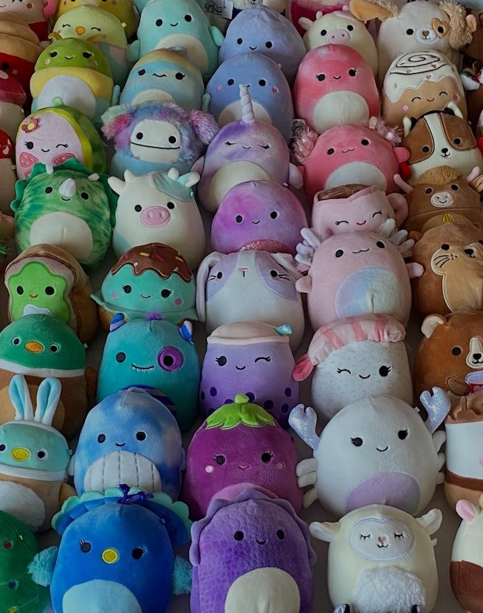 Squishmallow doll collection