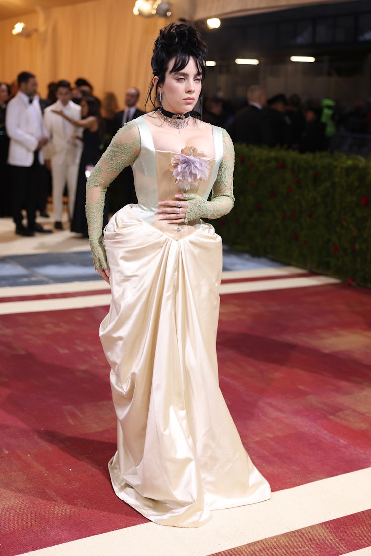 Billie Eilish attends The 2022 Met Gala Celebrating "In America: An Anthology of Fashion" at The Met...