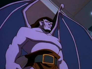 Goliath in the original Gargoyles looking into the distance 
