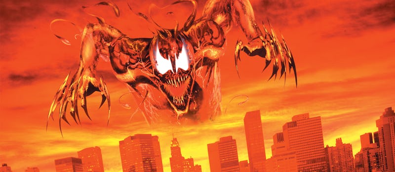 An illustration of Spider-Man's scariest enemy ever - maximum carnage from 29 years ago