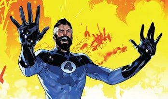Reed Richards makes a stand in Fantastic Four Vol. 6 #25. Published in 2020.