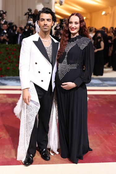 Joe Jonas and Sophie Turner attend The 2022 Met Gala Celebrating "In America: An Anthology of Fashio...