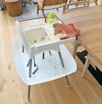 Catchy High Chair Food And Mess Catcher