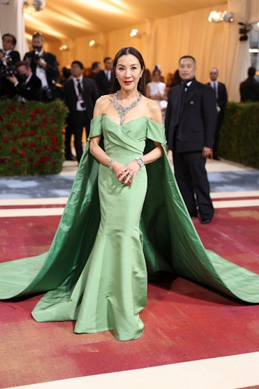 Michelle Yeoh attends The 2022 Met Gala Celebrating "In America: An Anthology of Fashion" at The Met...