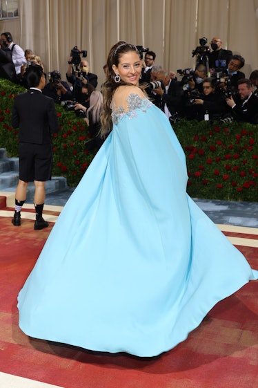 Amirah Kassem attends The 2022 Met Gala Celebrating "In America: An Anthology of Fashion" at The Met...