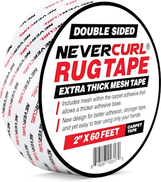 iPrimio NeverCurl Double-Sided Mesh Rug Tape