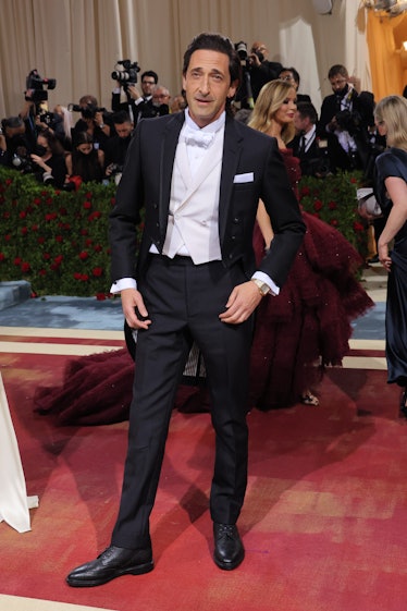 Adrien Brody attends The 2022 Met Gala Celebrating "In America: An Anthology of Fashion" at The Metr...