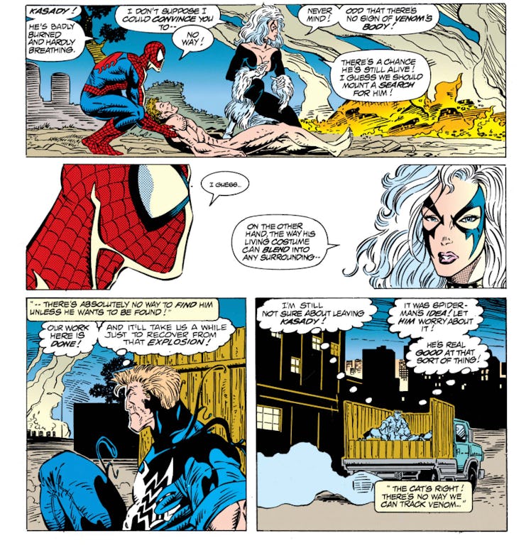 Venom and Spider-Man in Maximum Carnage