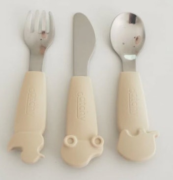 Catchy Silicone & Stainless Steel Cutlery Set