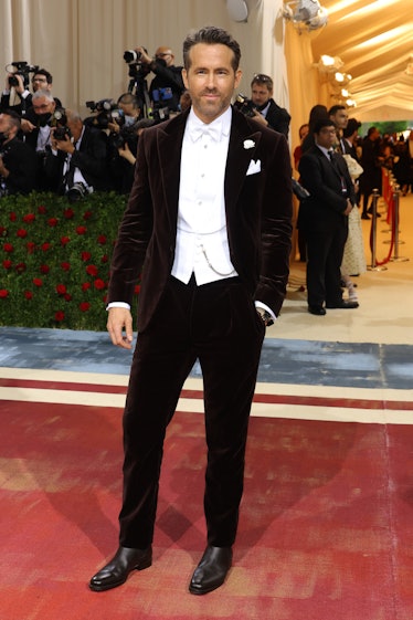 Ryan Reynolds attends The 2022 Met Gala Celebrating "In America: An Anthology of Fashion" at The Met...