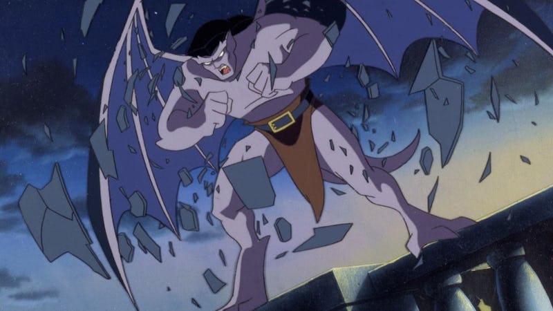 Goliath from Gargoyles looking angry