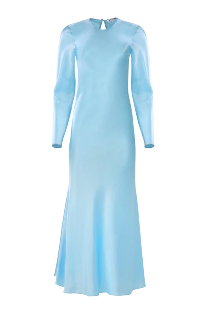 silk long sleeve dress