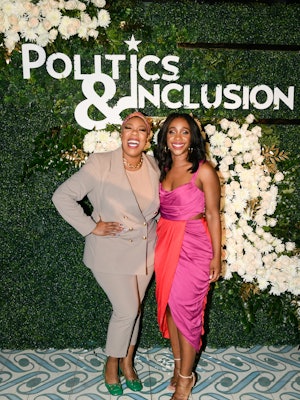 Ahead of the 2022 White House Correspondents' Dinner, Symone Sanders and Abby Phillip led a dinner f...