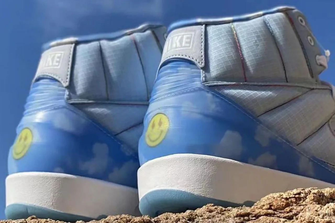 J Balvin's Nike Air Jordan 2 sneaker is all clear skies and good vibes