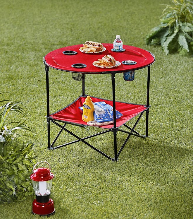 The Lakeside Collection Portable Folding Picnic Table