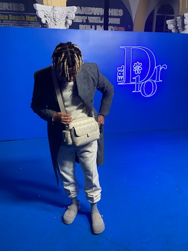 Cordae at the Dior men's show