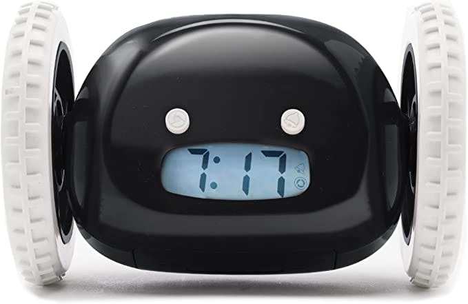 CLOCKY Alarm Clock on Wheels