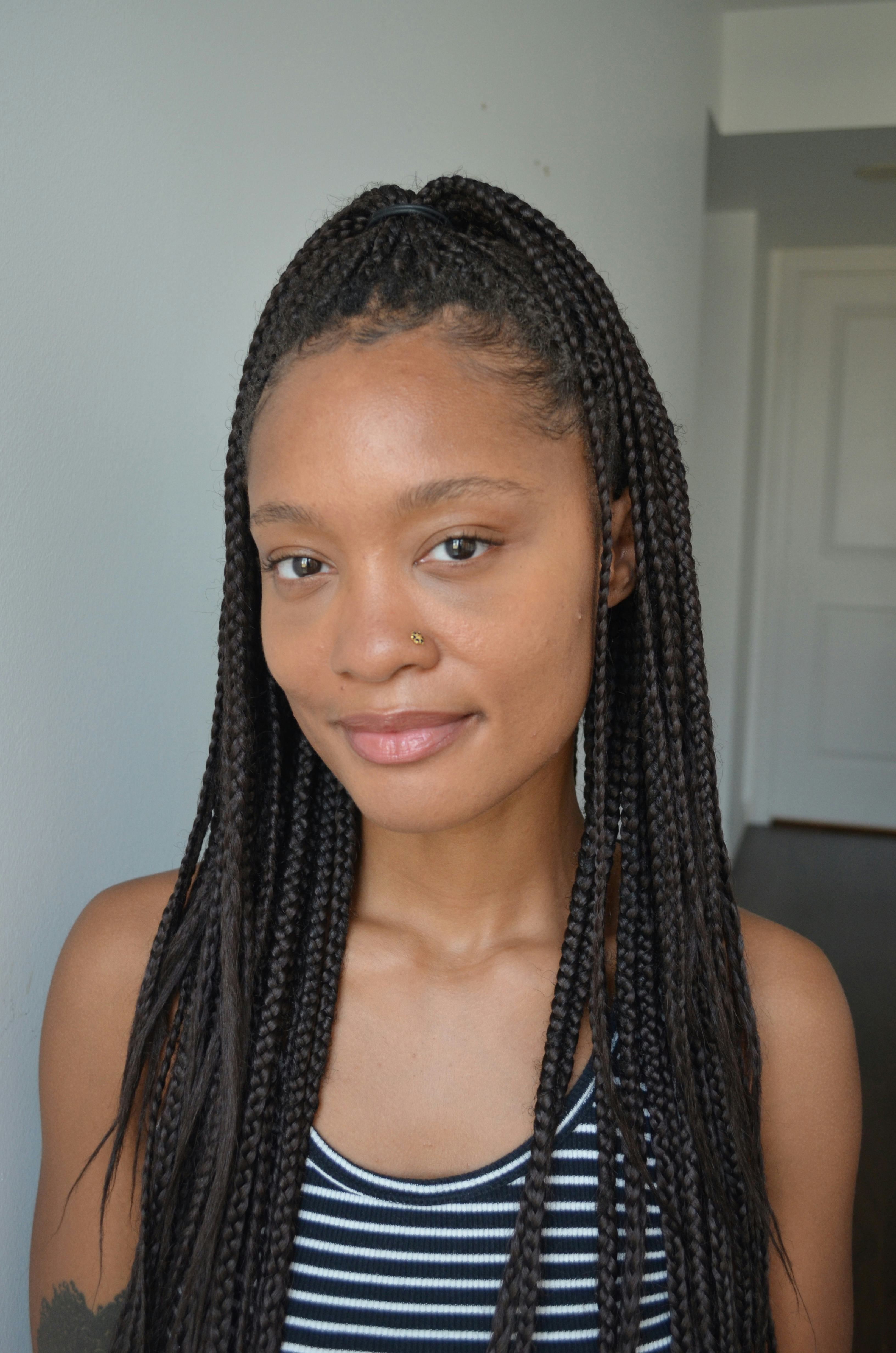 woman wearing starface SPF