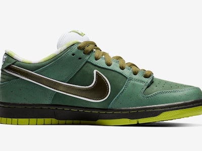 Nike SB Concepts green lobster dunk low sneaker