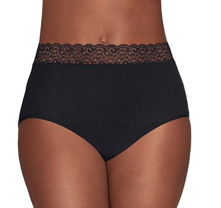 Vanity Fair Lace Cotton Stretch Panties