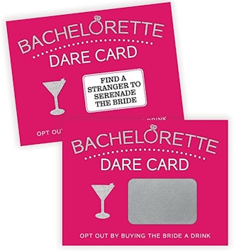 Bachelorette Dare Card Party Game