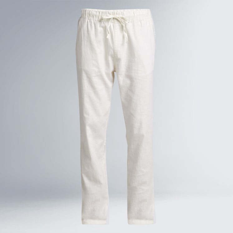 Onia Men's Stretch Linen Pull-On Pants