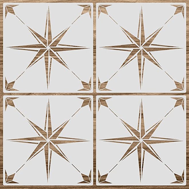 Zonon Reusable Tile Stencil (4 Pieces)