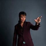 Austin Butler as Elvis Presley wearing Prada