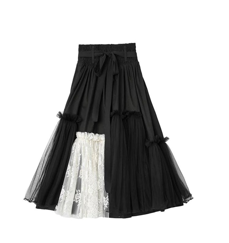 Vintage Elegant Pleated Long Skirt