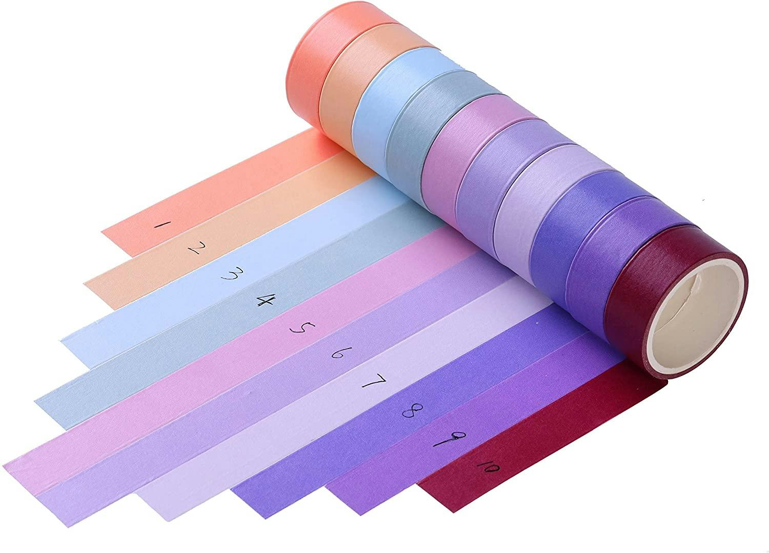 leoter colored washi tape for labeling food items