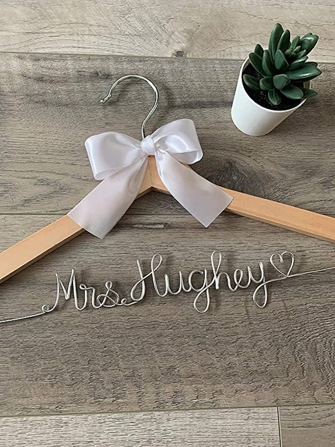 VYD Creates Custom Wedding Hanger