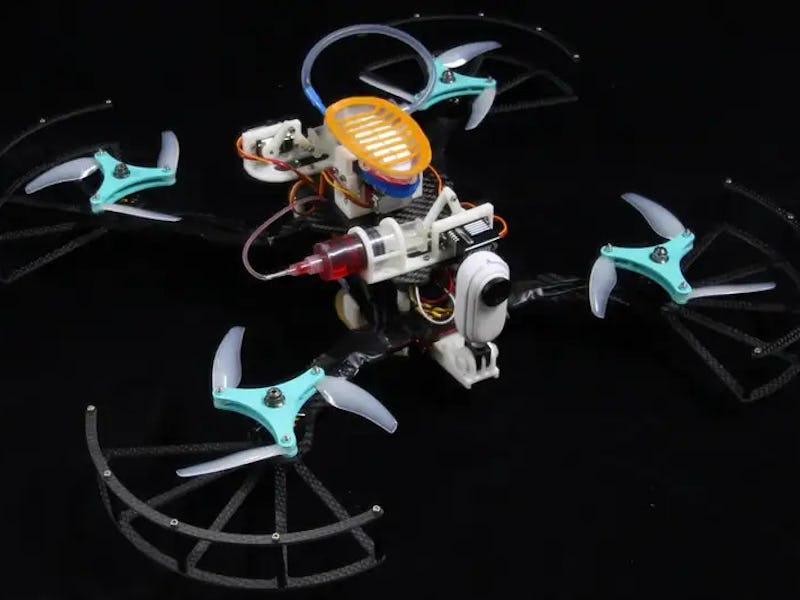 Amphibious drone