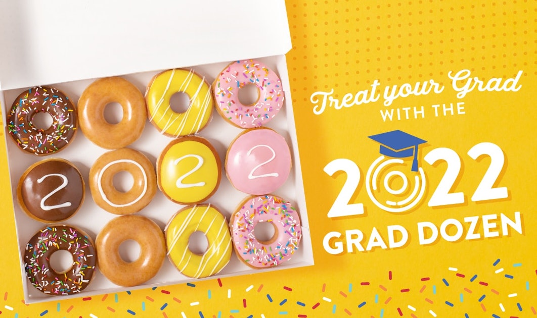 Krispy Kreme’s 2022 Graduation Deal Will Score You A Dozen Free Doughnuts