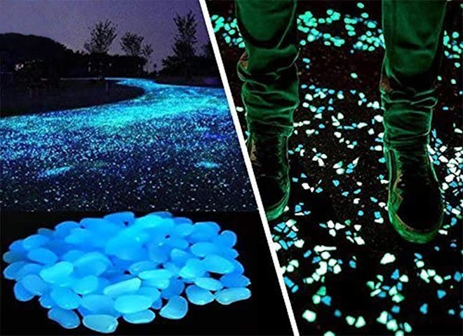 Opps Glow in The Dark Garden Pebbles (100-Pieces)