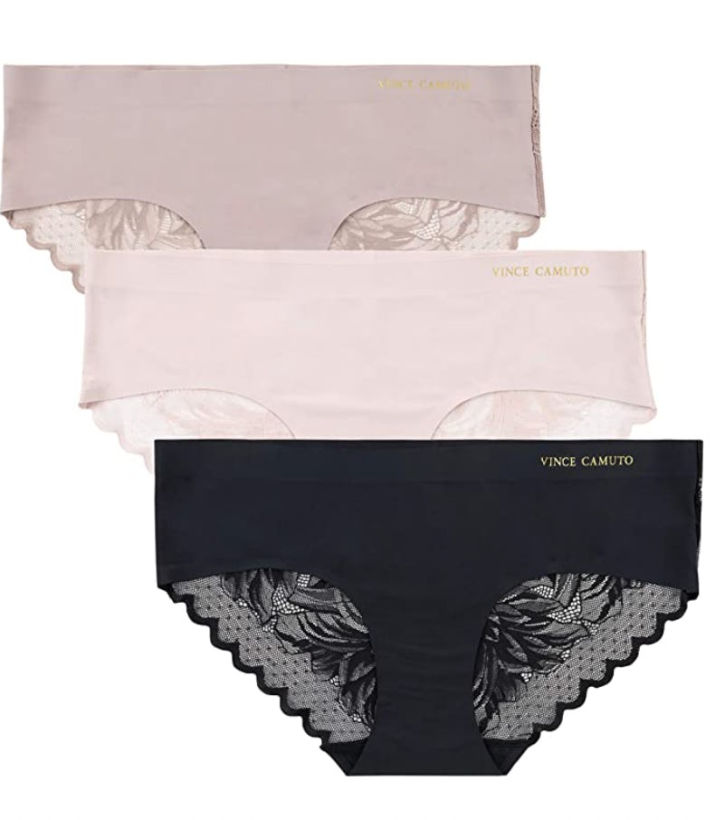 Vince Camuto Seamless Lace Hipster Briefs (3-Pack)