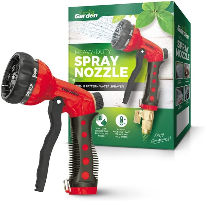 Signature Garden Heavy-Duty Water Hose Spray Nozzle