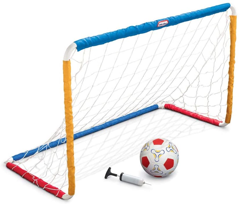 toddler soccer goal outdoor toy