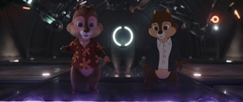 Dale (Andy Samberg) and Chip (John Mulaney) in Chip ‘n Dale: Rescue Rangers.