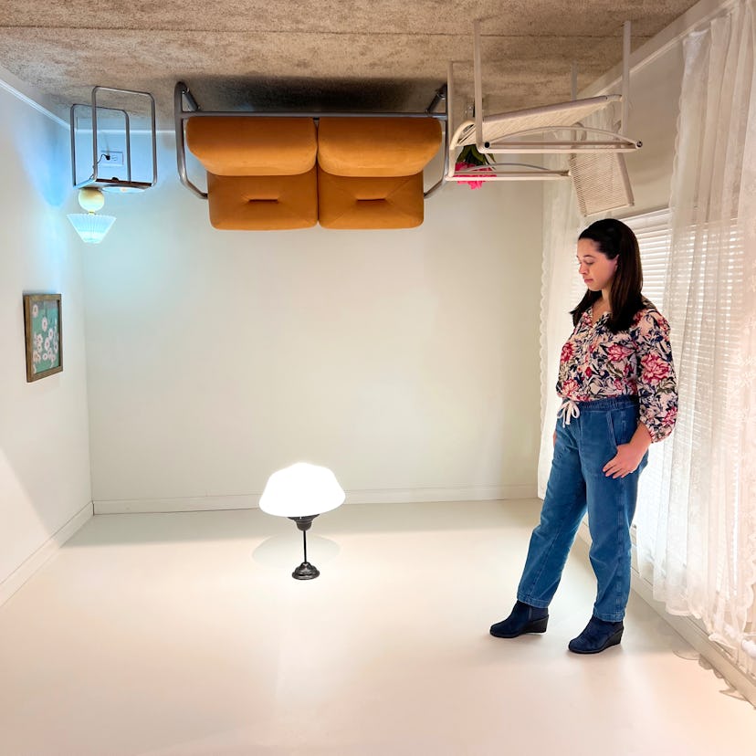 Elite Daily Deputy Editor Kaitlin Cubria at Harry Styles' 'Harry's House' pop-up shop in NYC.