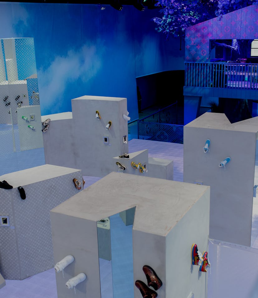 Louis Vuitton and Nike "Air Force 1" by Virgil Abloh exhibition