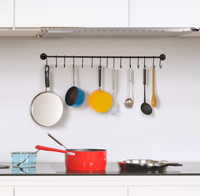 Greenco Hanging Pots and Pans Rack